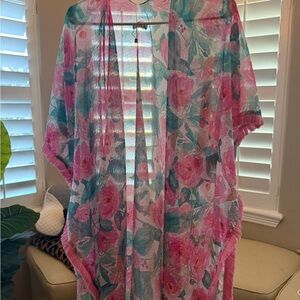 Floral Sheer Kimono